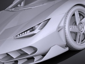 Centenario LP 770-4 2017 3D Model