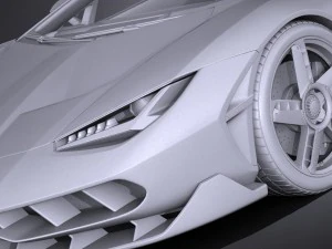 Centenario LP 770-4 2017 3D Model