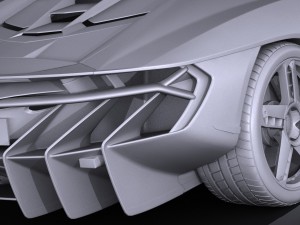 Centenario LP 770-4 2017 3D Model