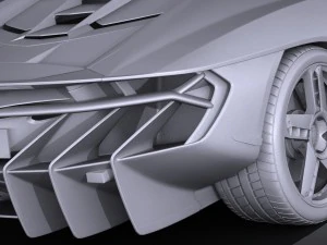 Centenario LP 770-4 2017 3D Model