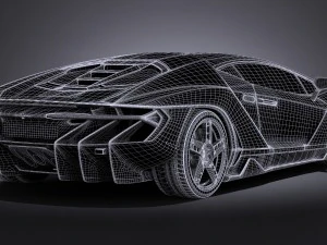 Centenario LP 770-4 2017 3D Model