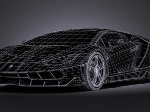 Centenario LP 770-4 2017 3D Model