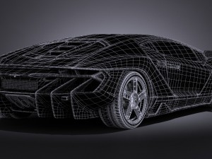 Centenario LP 770-4 2017 3D Model