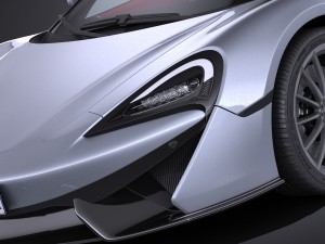 Mclaren 570 GT 2017 Modelo 3D