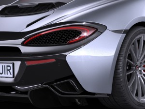 Mclaren 570 GT 2017 Modelo 3D