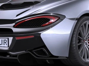 Mclaren 570 GT 2017 3D Model