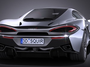 Mclaren 570 GT 2017 Modelo 3D