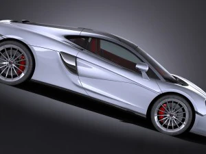 Mclaren 570 GT 2017 3D Model