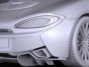 Mclaren 570 GT 2017 Modelo 3D