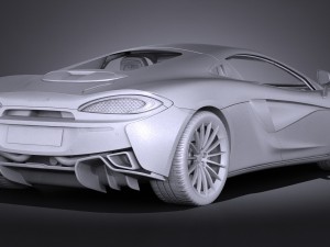 Mclaren 570 GT 2017 Modelo 3D
