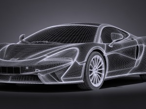 Mclaren 570 GT 2017 Modelo 3D