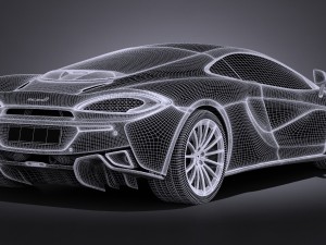 Mclaren 570 GT 2017 Modelo 3D