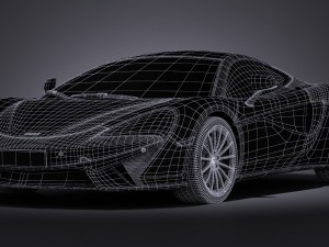 Mclaren 570 GT 2017 Modelo 3D