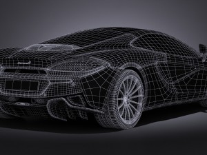 Mclaren 570 GT 2017 Modelo 3D