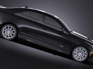 Cadillac ATS-V Sedan 2016 Vray 3Dモデル