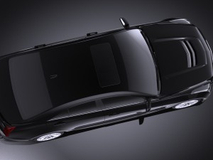 Cadillac ATS-V Sedan 2016 Vray 3Dモデル