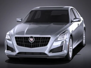 Cadillac CTS 2014 Vray 3D Model