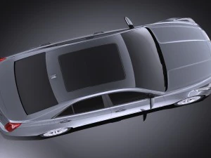 Cadillac CTS 2014 Vray 3D Model