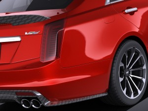 Cadillac CTS-V 2016 Vray 3D 모델