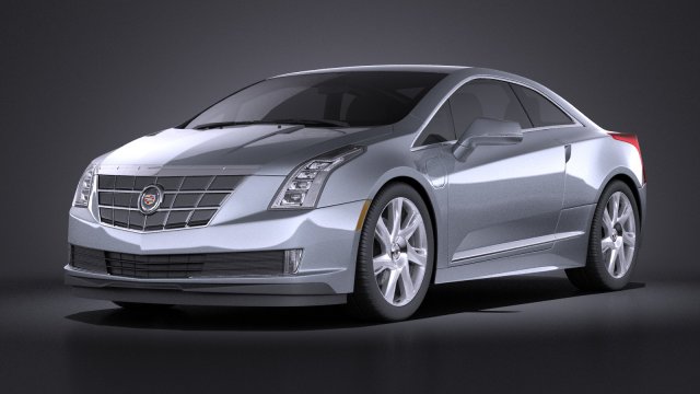 Cadillac ELR 2014 Vray Modelo 3D .c4d .max .obj .3ds .fbx .stl .blend