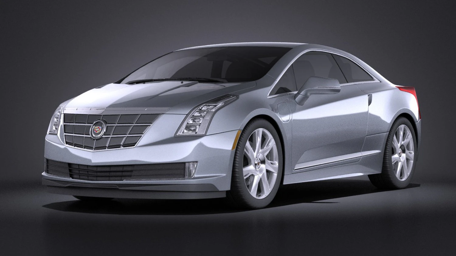 Cadillac ELR 2014 Vray 3D Model .c4d .max .obj .3ds .fbx .stl .blend 