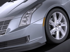 Cadillac ELR 2014 Vray Modelo 3D