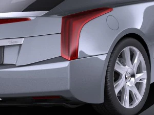 Cadillac ELR 2014 Vray 3D Model
