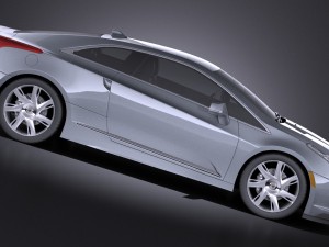 Cadillac ELR 2014 Vray Modelo 3D