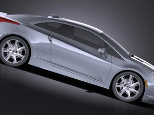 Cadillac ELR 2014 Vray 3D Model