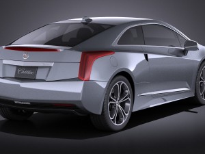 Cadillac ELR 2016 Vray 3D Модель