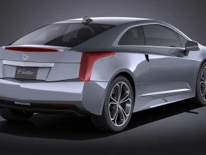 Cadillac ELR 2016 Vray 3D Model