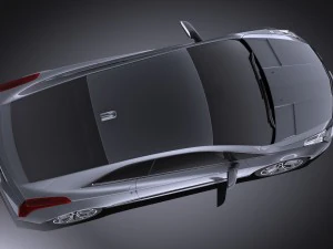 Cadillac ELR 2016 Vray 3D Model