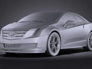 Cadillac ELR 2016 Vray 3D Model