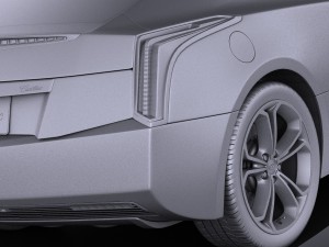 Cadillac ELR 2016 Vray 3D Модель