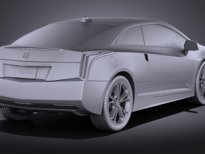 Cadillac ELR 2016 Vray 3D Модель