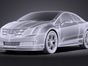 Cadillac ELR 2016 Vray 3D Модель