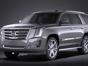 Cadillac Escalade 2015 Vray 3D Model