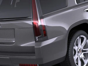 Cadillac Escalade 2015 Vray 3D Model