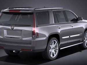 Cadillac Escalade 2015 Vray 3D Model