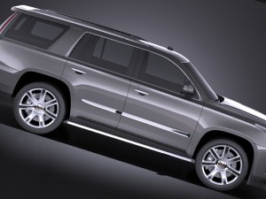 Cadillac Escalade 2015 Vray 3D Model