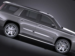 Cadillac Escalade 2015 Vray 3D Model