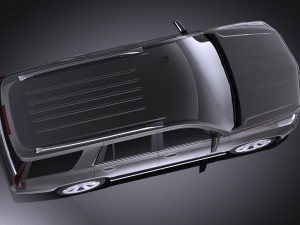 Cadillac Escalade 2015 Vray 3D Model