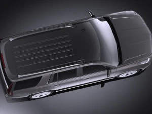 Cadillac Escalade 2015 Vray 3D Model