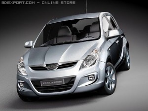 Hyundai i20 Model 3D