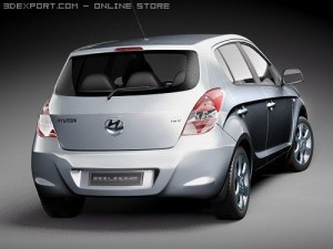 Hyundai i20 Model 3D
