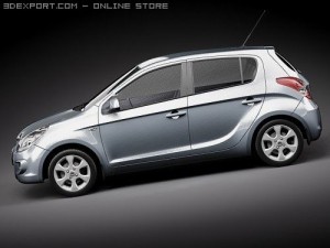 Hyundai i20 Model 3D