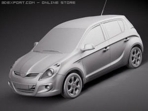 Hyundai i20 Model 3D