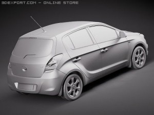 Hyundai i20 Model 3D