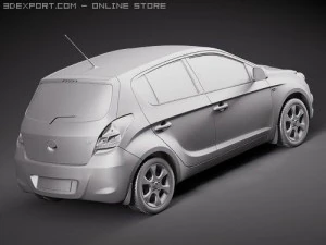 Hyundai i20 3D Model