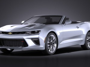 Chevrolet Camaro Cabrio 2016 Vray 3D Model